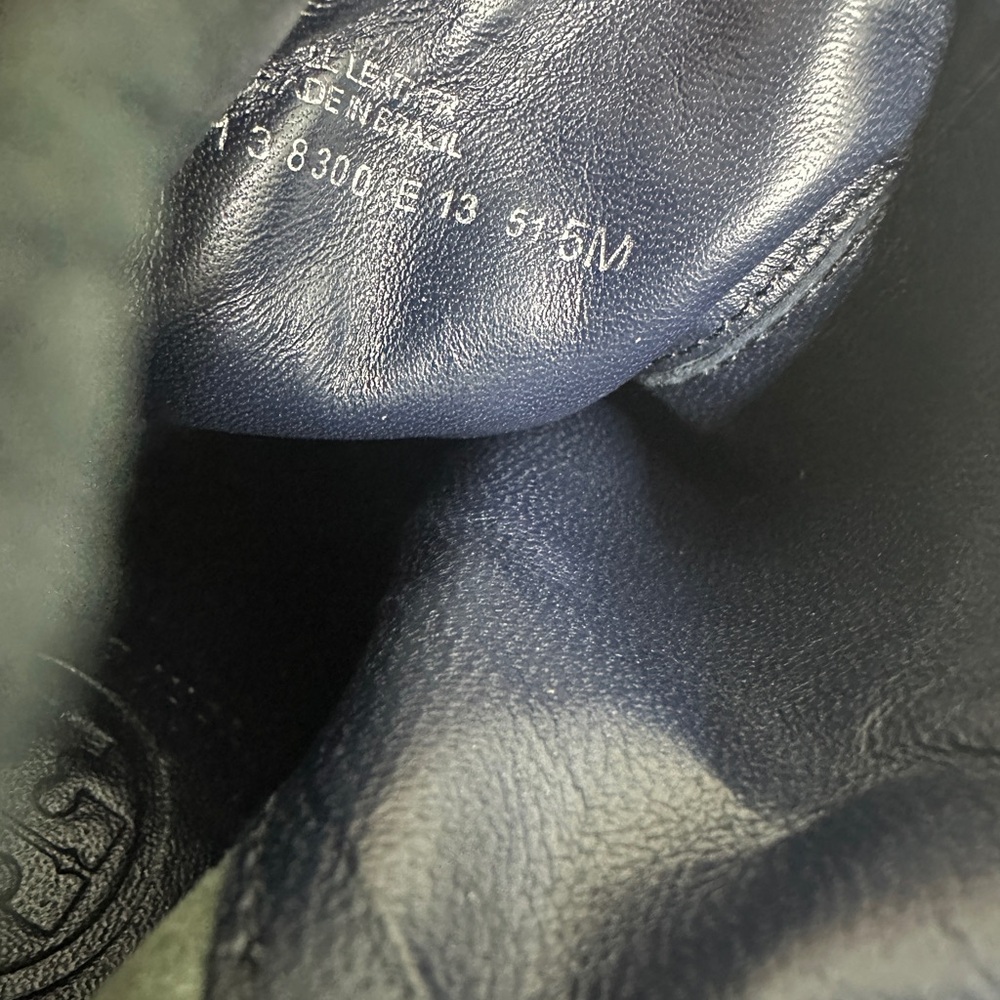 Tory Burch Suede croc Leather Trim Embellishment Boots - Picture 7 of 8